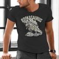 Book Dinosaur Bookworm T-Rex Dino Reading Books Book Men's V-Neck T-Shirt