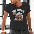 Book Dinosaur T-Rex Bookworm Dino Book Reading Men's V-Neck T-Shirt Book Dinosaur T-Rex Bookworm Dino Book Reading Men's V-Neck T-Shirt