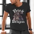Book Dragon Book Lover Bookworm Book Reader Librarian Men's V-Neck T-Shirt