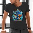 Book Dragon Reading Lover Men's V-Neck T-Shirt