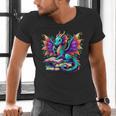 Book Dragon Reading Men's V-Neck T-Shirt