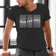 Book Fair Vibes Reader Nostalgia Men's V-Neck T-Shirt Book Fair Vibes Reader Nostalgia Men's V-Neck T-Shirt