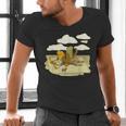 Book Frog Toad Vintage Book Frog Book Frog Reading Book Men's V-Neck T-Shirt