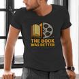 Book Love Scene The Book Was Better Bookworm Vibes Men's V-Neck T-Shirt Book Love Scene The Book Was Better Bookworm Vibes Men's V-Neck T-Shirt