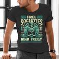 Book Lover Banned Books Reading Banned Books Men's V-Neck T-Shirt Book Lover Banned Books Reading Banned Books Men's V-Neck T-Shirt