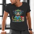 Book Lover Reading Iguana Men's V-Neck T-Shirt
