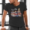 Book Lover For Women Readers Teacher Librarian Men's V-Neck T-Shirt