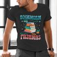 Book Reader Librarian Bookworm In Pajamas Book And Pajama Men's V-Neck T-Shirt Book Reader Librarian Bookworm In Pajamas Book And Pajama Men's V-Neck T-Shirt