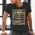 Book Reader Vintage Bookworm Retro Book Lover Men's V-Neck T-Shirt