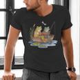 Book Shirt Frog Toad Fishing Vintage Book Frog Men's V-Neck T-Shirt Book Shirt Frog Toad Fishing Vintage Book Frog Men's V-Neck T-Shirt