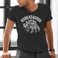 Book T-Rex Dino Bookworm Reading Book Dinosaur Men's V-Neck T-Shirt