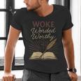 And Booked Afro Literary Pride Book Club Culture Men's V-Neck T-Shirt And Booked Afro Literary Pride Book Club Culture Men's V-Neck T-Shirt