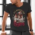 All Booked For Christmas Dragon Men's V-Neck T-Shirt