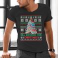 All Booked For Christmas Tree Book Ugly Christmas Sweatshirt Men's V-Neck T-Shirt All Booked For Christmas Tree Book Ugly Christmas Sweatshirt Men's V-Neck T-Shirt