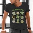 ALL Booked For St Patricks Day Bookish Leprechaun Bookworm Men's V-Neck T-Shirt