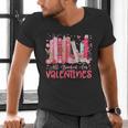 All Booked For Valentine Book Reading Women Girl Teacher Men's V-Neck T-Shirt All Booked For Valentine Book Reading Women Girl Teacher Men's V-Neck T-Shirt