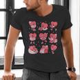 All Booked For Valentine Book Teacher Kids Girls Boys Men's V-Neck T-Shirt