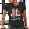 All Booked For Valentines Book Lovers Hearts Men's V-Neck T-Shirt All Booked For Valentines Book Lovers Hearts Men's V-Neck T-Shirt