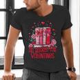 All Booked For Valentines Book Lovers Teacher Valentines Men's V-Neck T-Shirt