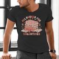 All Booked For Valentine’s Day Readers Teachers Bookworms Men's V-Neck T-Shirt All Booked For Valentine’s Day Readers Teachers Bookworms Men's V-Neck T-Shirt