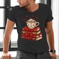 All Booked For Valentine’s Day Reading Teacher Men's V-Neck T-Shirt