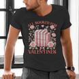All Booked For Valentines Shirt Romantic Cupid Roses Books Men's V-Neck T-Shirt