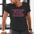 Bookish Galentines Day Valentine Book Club Matching Reader Men's V-Neck T-Shirt