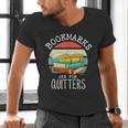 Bookmarks Are For Quitters Book Lovers Book Nerd Men's V-Neck T-Shirt