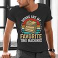 Books Are My Favorite Time Machines Men's V-Neck T-Shirt