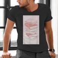 Books Flowers Art Flower Stack Pastel Feminine Men's V-Neck T-Shirt