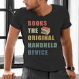 Books The Original Handheld Device Vintage Book Men's V-Neck T-Shirt