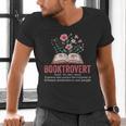 Booktrovert Book Lover Bookworm Reading Books Librarian Men's V-Neck T-Shirt Booktrovert Book Lover Bookworm Reading Books Librarian Men's V-Neck T-Shirt