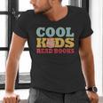 Bookworm Cool Kids Read Books Book Lover Reading Men's V-Neck T-Shirt