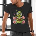 Bookworm Costume Kawaii Reading Worm For World Book Day Men's V-Neck T-Shirt Bookworm Costume Kawaii Reading Worm For World Book Day Men's V-Neck T-Shirt