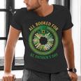 Bookworm Irish All Booked For St Patrick's Day Book Lover Men's V-Neck T-Shirt