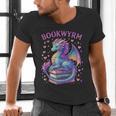 Bookwyrm Just a Girl Who Loves Dragons Books Dragon Reader Men's V-Neck T-Shirt Bookwyrm Just a Girl Who Loves Dragons Books Dragon Reader Men's V-Neck T-Shirt