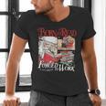 Born To Read Forced To Work Santa Christmas Book Lover Retro Men's V-Neck T-Shirt Born To Read Forced To Work Santa Christmas Book Lover Retro Men's V-Neck T-Shirt