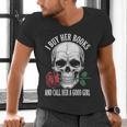 I Buy Her Books And Call Her A Good Girl Book Lover Men's V-Neck T-Shirt I Buy Her Books And Call Her A Good Girl Book Lover Men's V-Neck T-Shirt