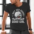 I Buy Her Books And Call Her A Good Girl Reading Book Lover Men's V-Neck T-Shirt I Buy Her Books And Call Her A Good Girl Reading Book Lover Men's V-Neck T-Shirt