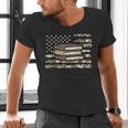 Camo Across America Read Reading Book Librarian Men Women Men's V-Neck T-Shirt Camo Across America Read Reading Book Librarian Men Women Men's V-Neck T-Shirt