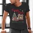 Candy Cane Book Club Holiday Party & Book Exchange Men's V-Neck T-Shirt