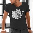 Cat Book Humor How To Train Your Human Men's V-Neck T-Shirt Cat Book Humor How To Train Your Human Men's V-Neck T-Shirt