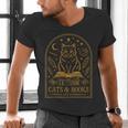 Cats And Books Because People Are Overrated Men's V-Neck T-Shirt Cats And Books Because People Are Overrated Men's V-Neck T-Shirt