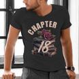 Chapter 18 18th Birthday Women Book Lovers Its My Birthday Men's V-Neck T-Shirt Chapter 18 18th Birthday Women Book Lovers Its My Birthday Men's V-Neck T-Shirt