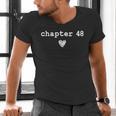 Chapter 48 Book Lovers Readers & Authors 48th Birthday Men's V-Neck T-Shirt