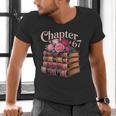 Chapter 67 Floral Book Stack Men's V-Neck T-Shirt Chapter 67 Floral Book Stack Men's V-Neck T-Shirt