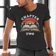 Chapter Two Book Reading 2nd Birthday 2 Year Old Men's V-Neck T-Shirt