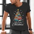 Christmas Book Tree Shirt Book Lover Librarian All Booked For Christmas Women's Christmas Book Lover Librarian Men's V-Neck T-Shirt Christmas Book Tree Shirt Book Lover Librarian All Booked For Christmas Women's Christmas Book Lover Librarian Men's V-Neck T-Shirt