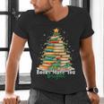 Christmas Books Make You Bright Librarian Teacher Book Lover Men's V-Neck T-Shirt Christmas Books Make You Bright Librarian Teacher Book Lover Men's V-Neck T-Shirt