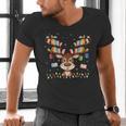 Christmas Librarian Reindeer Matching Family Book Lover Xmas Men's V-Neck T-Shirt Christmas Librarian Reindeer Matching Family Book Lover Xmas Men's V-Neck T-Shirt